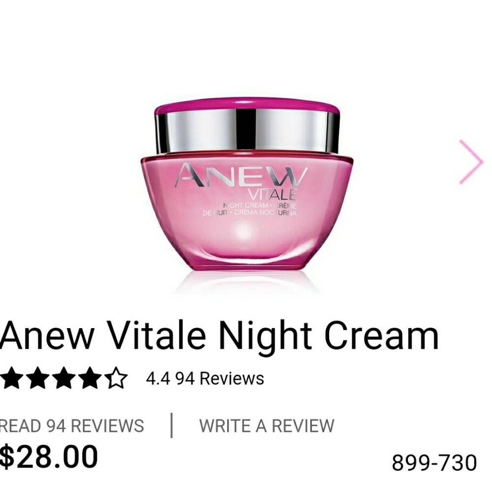 anew vitale night cream